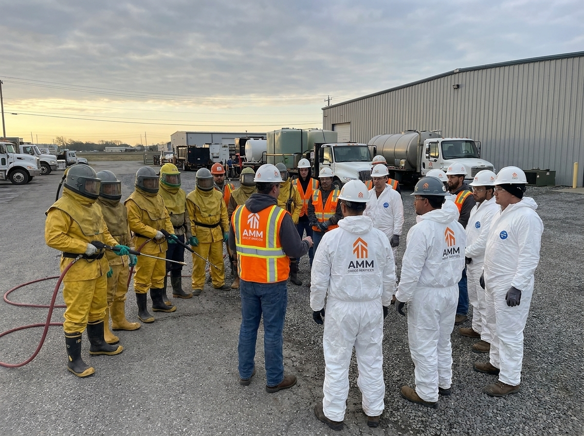AMM Group Services industrial team ready for deployment